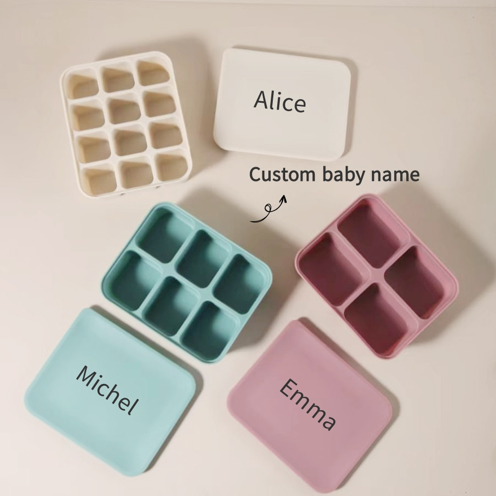 Baby Food Jars - Personalizowana forma do mrożenia żywności dla