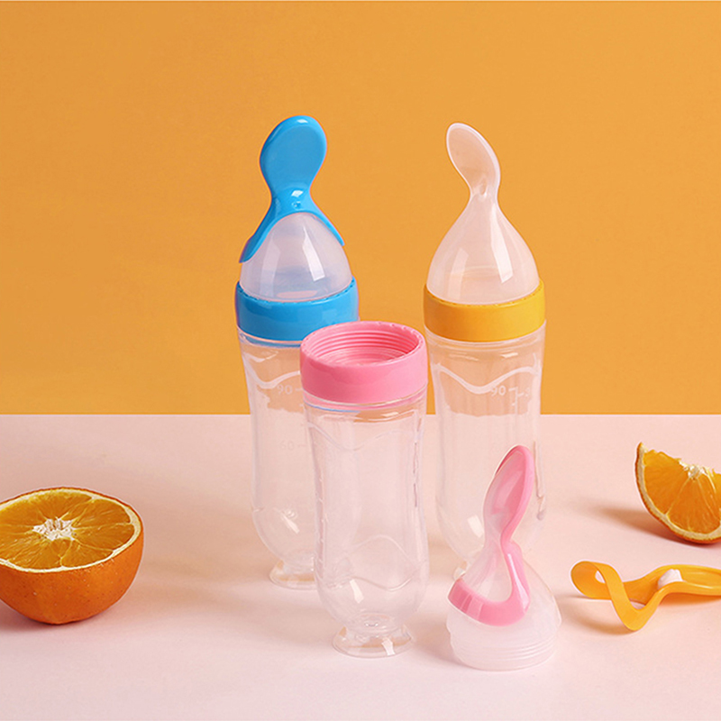 Baby Food Diet - Wyciskanie butelka do karmienia silikonowy noworodek