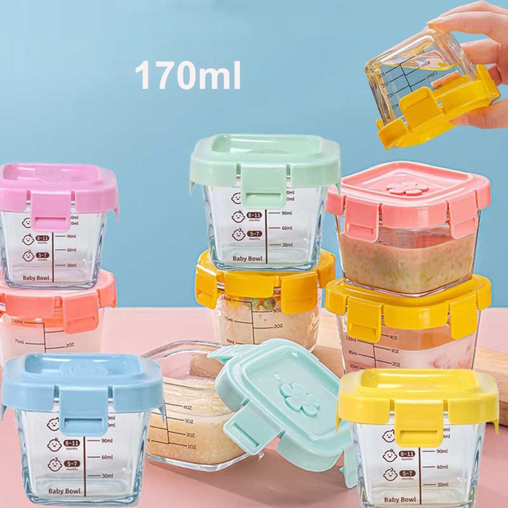 Baby Food Jars - 170ml szklany pudełko do przechowywania żywności