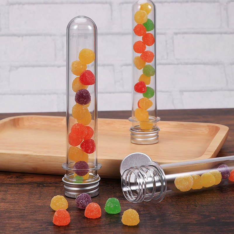 Baby Food Jars - 1/5 szt. Plastikowe probówki laboratoryjne Przezroczyste