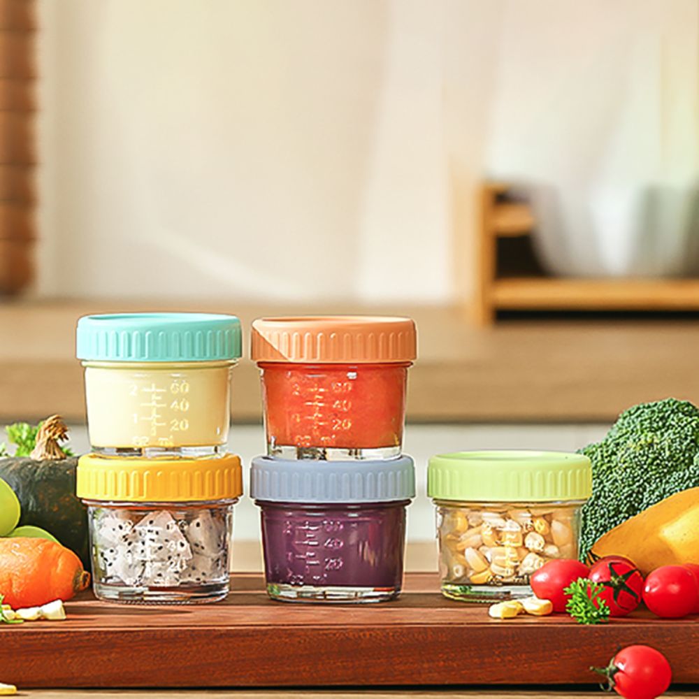 6 szt. Szklanych pojemników na – Baby Food Jars recenzja i cena