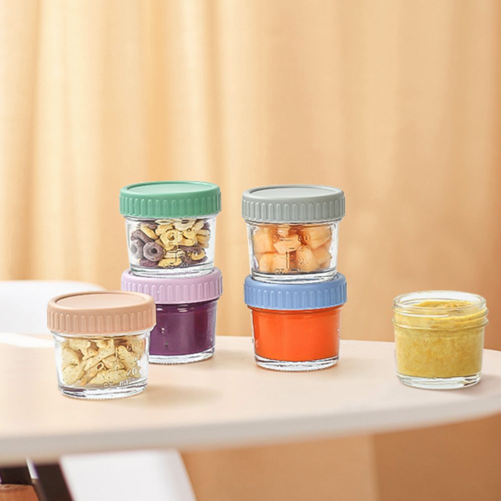 6 szt. Szklanych pojemników na – Baby Food Jars recenzja i cena