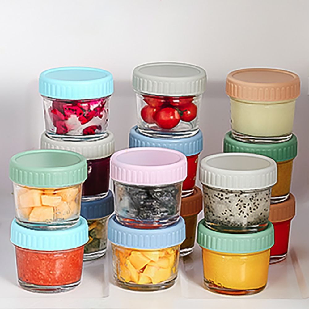 6 szt. Szklane słoiki na żywno – Baby Food Jars recenzja i cena