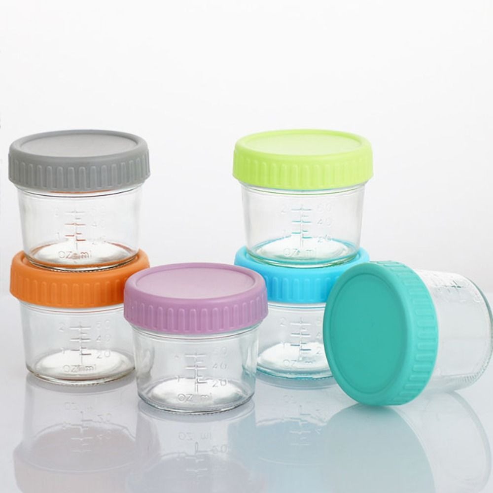 6 szt. Szklane słoiki na żywno – Baby Food Jars recenzja i cena